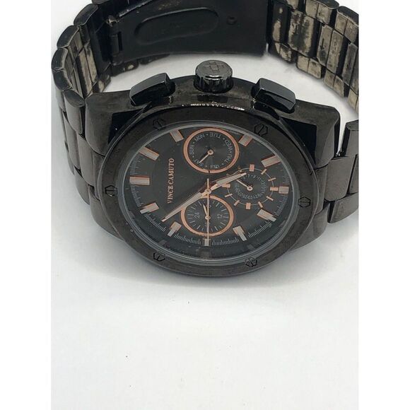 Vince Camuto Unisex Stainless Steel Analog Grey Dial Quartz Genuine Watch OP250 - Picture 6 of 9